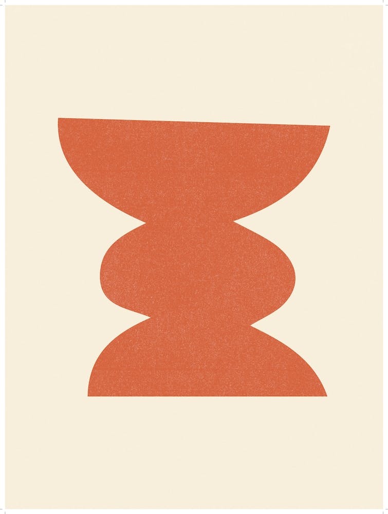 Minimalist Terracotta Abstract Set of 2 Abstract Print Minimalist Abstract Art Modernable Wall Art Instant Download