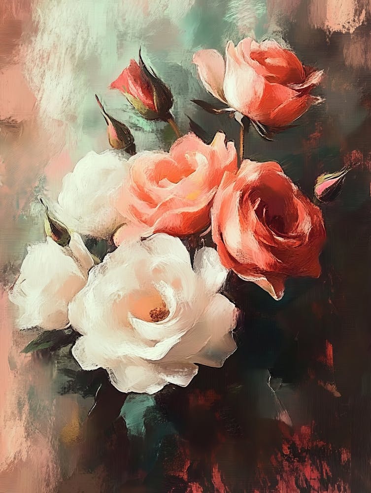 Roses In A Vase 1