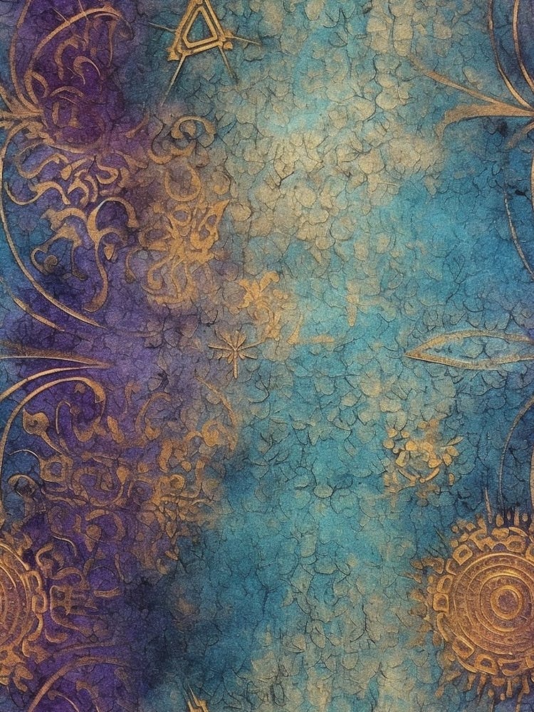 Vintage Old Paper Celestial 2