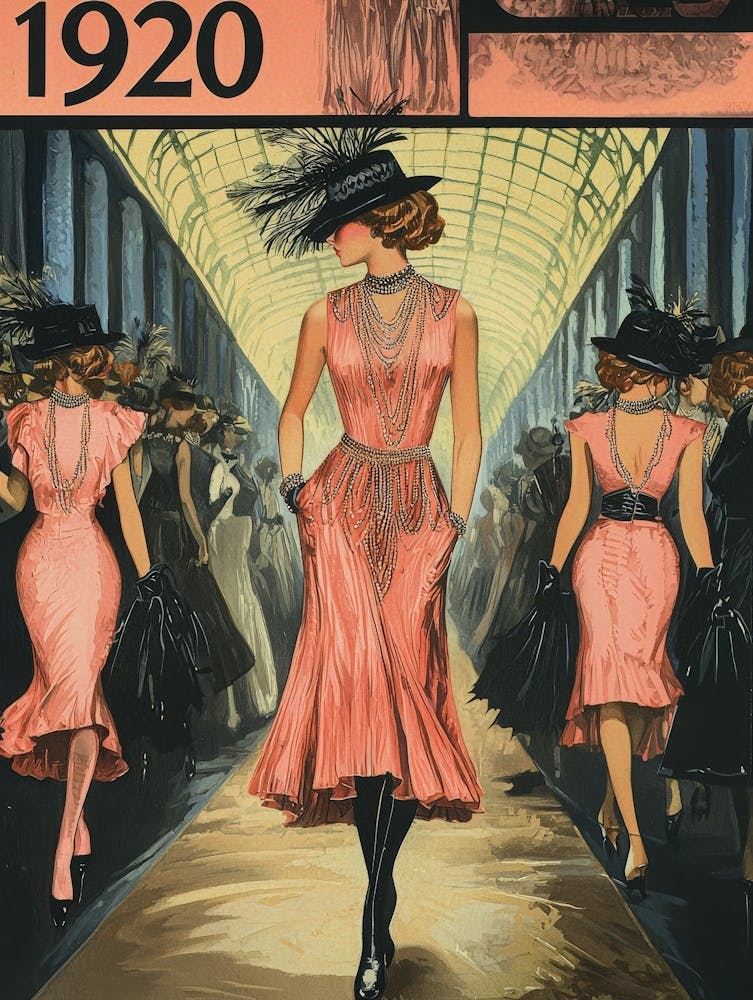 Aihrgdesign A Vintage Poster For A Parisian Fashion Show In 1 9ba31cfa 663c 4a2b 8fea F4280f9f7f6a 0
