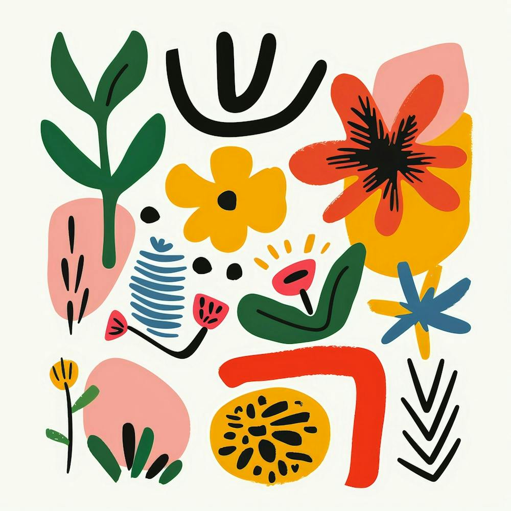 Modern Floral Painting