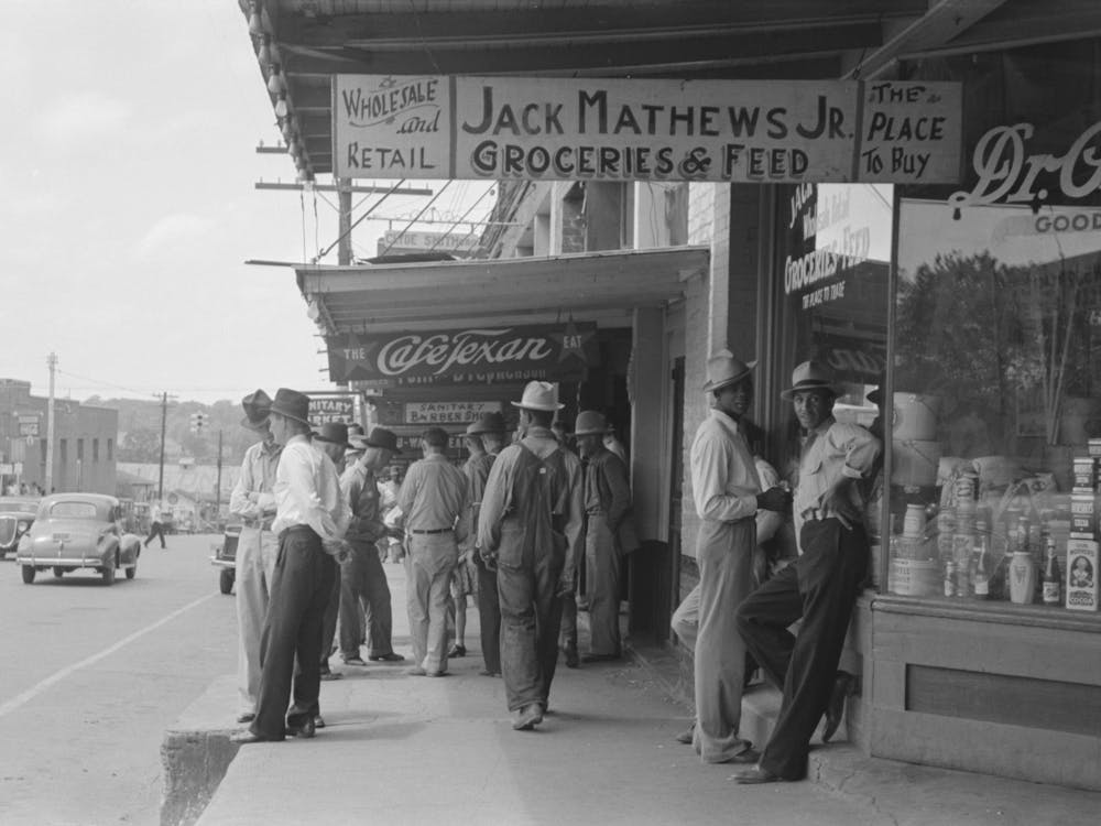 Untitled Photo, Possibly Related To Street Scene, San Augustine, Texas By Russell Lee