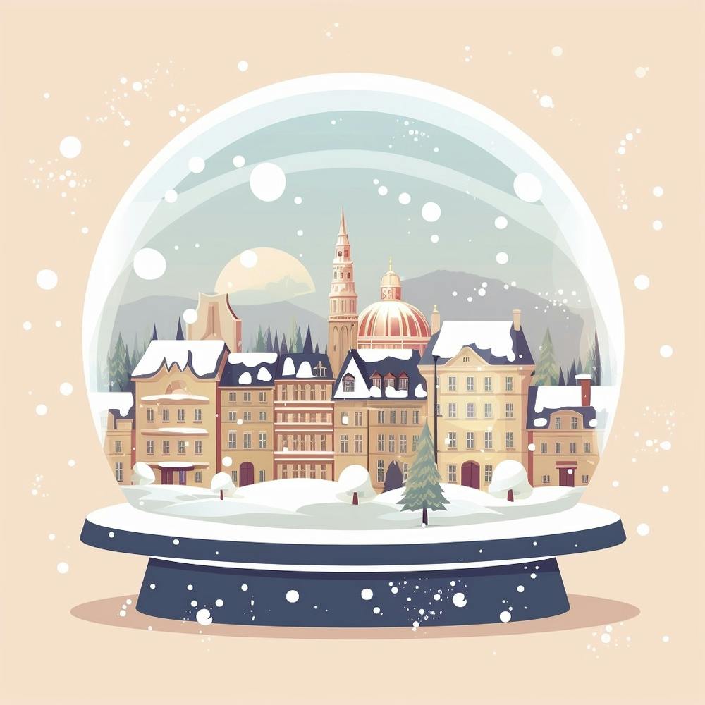 Strasbourg France 2 Snowglobe