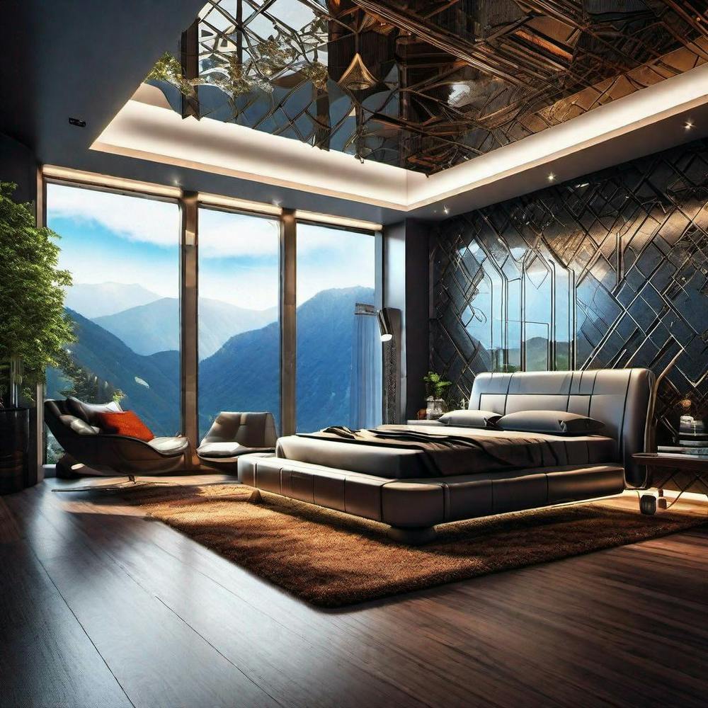 Schlafzimmer mit Aussicht