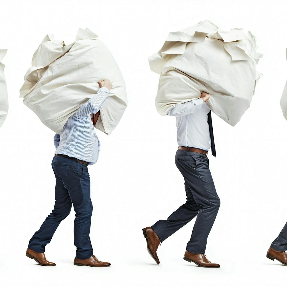 Businessman Carrying A Bag