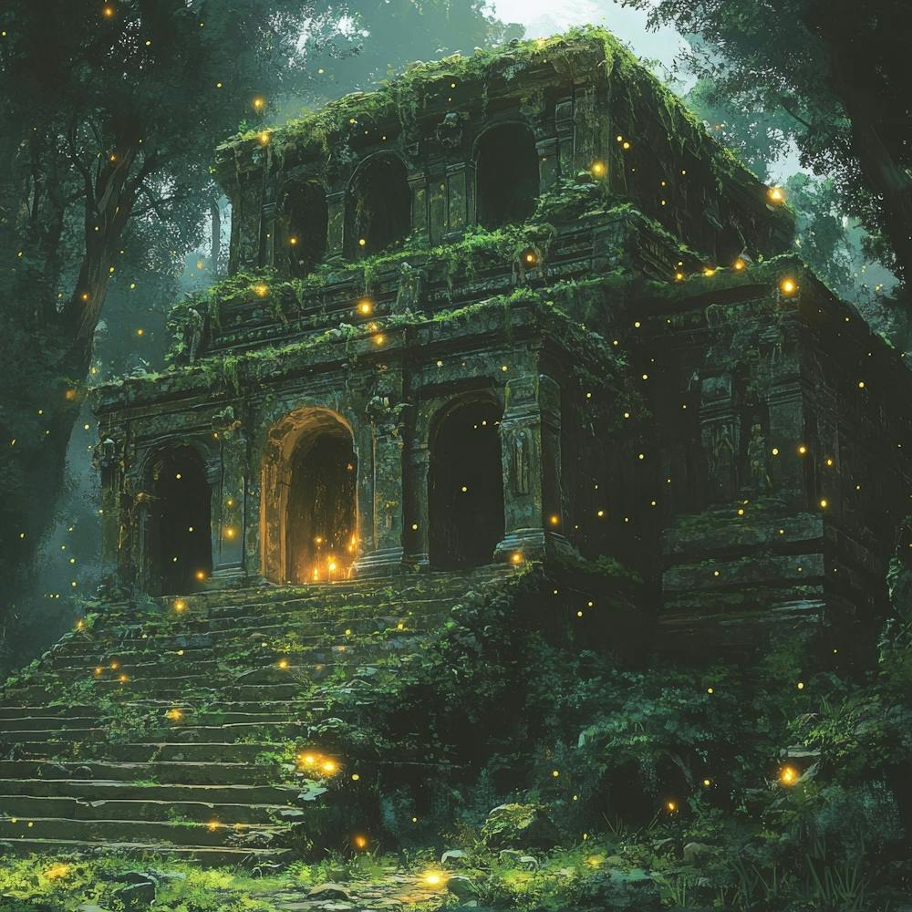 Lucioles Dans la Jungle Art