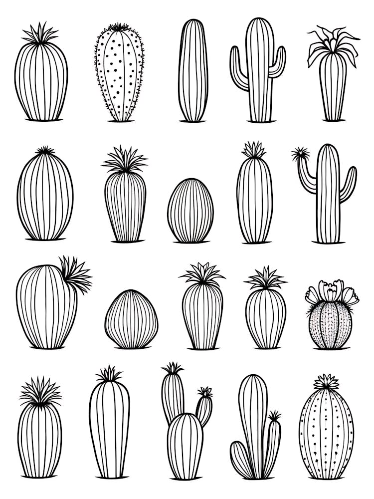 Refined Plant Silhouette For Minimalist Walls