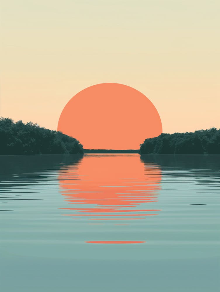 Sunset Over Water 6