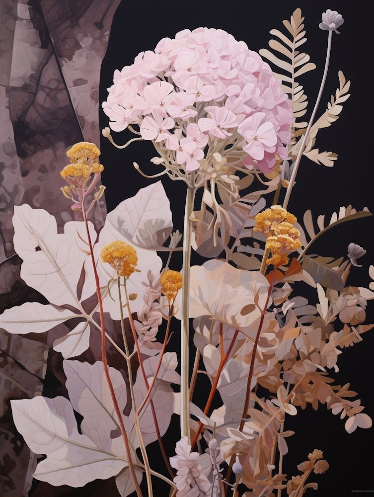 Blumenillustration Statice 2