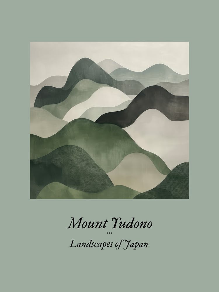 Landscapes Of Japan Mount Yudono