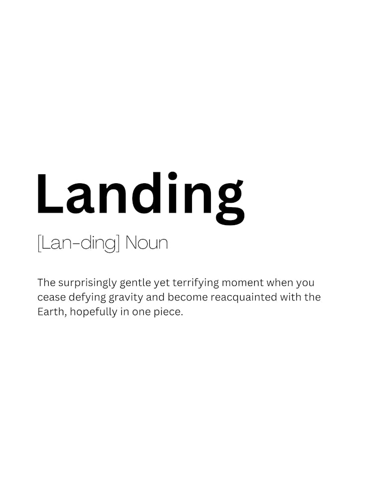 Landing Definition Meaning