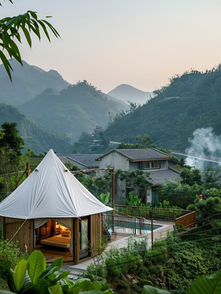 Tent In The Mountains