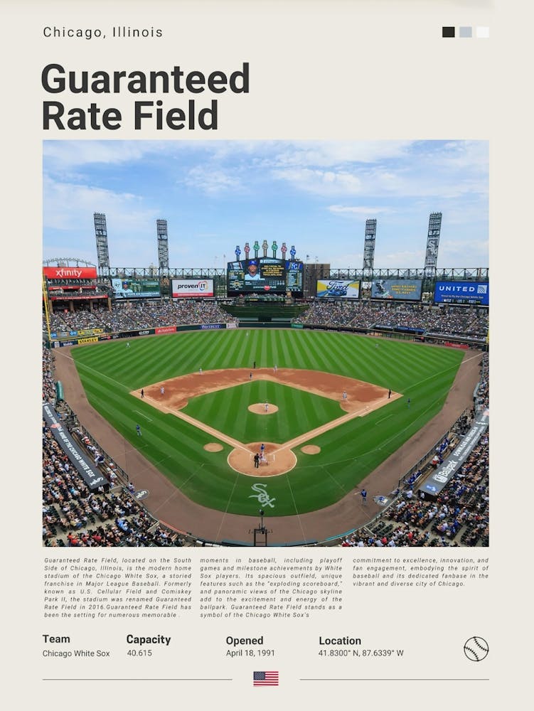 Baseball - Chicaco White Sox - Guaranteed Rate Field 1
