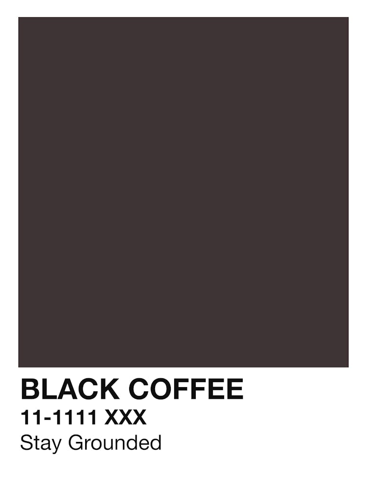 Black Coffee Poster