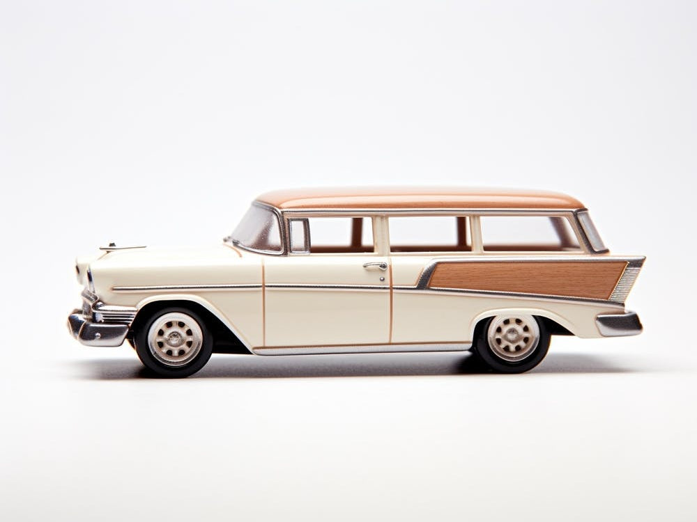 Toy Car 55 Chevy Nomad Neutral
