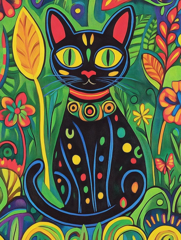 Cat In The Garden 9