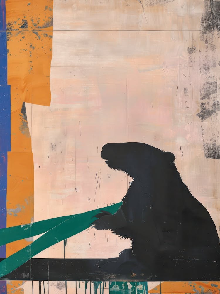 Beaver 4 Cut Out Collage