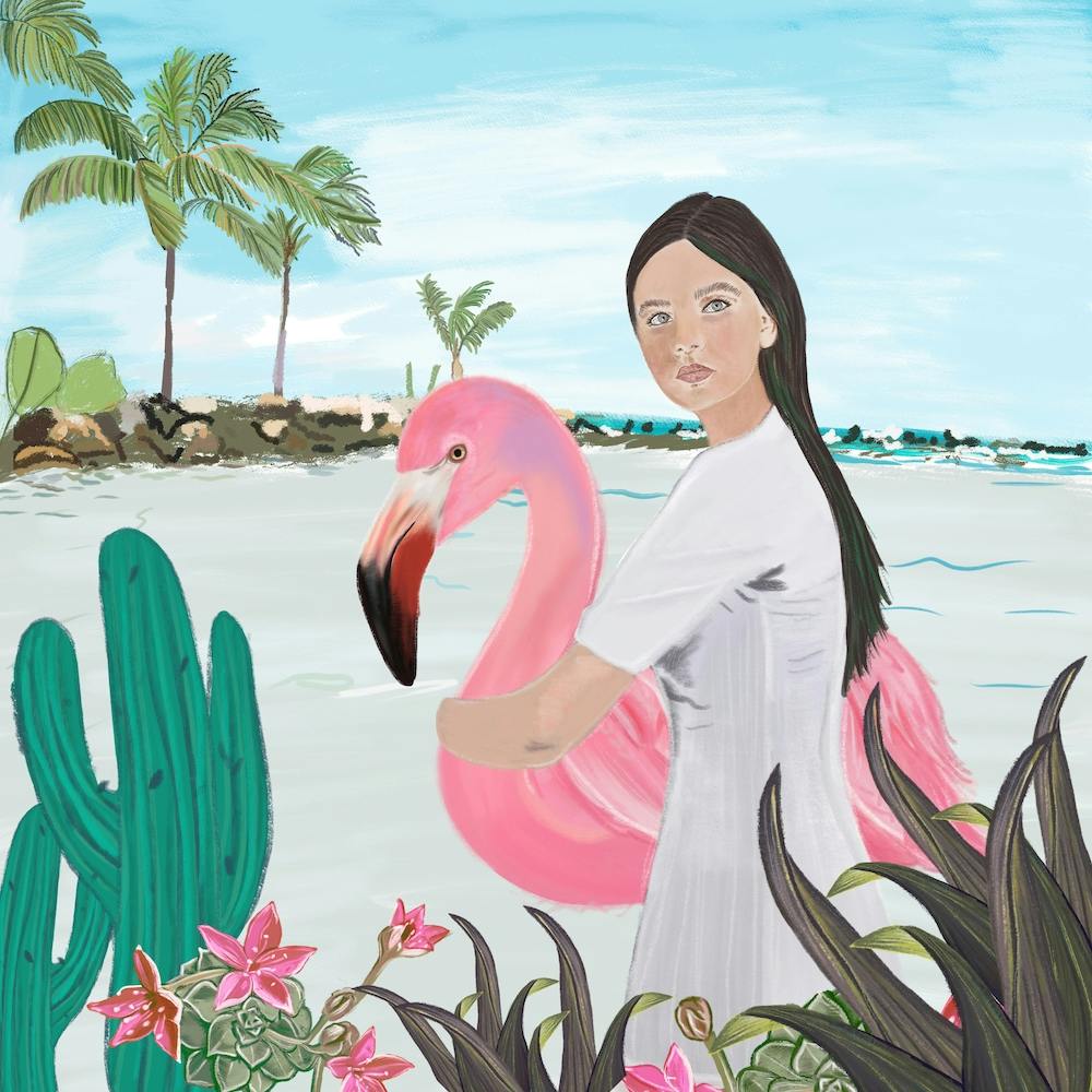 Holiday Aruba Flamingo Square