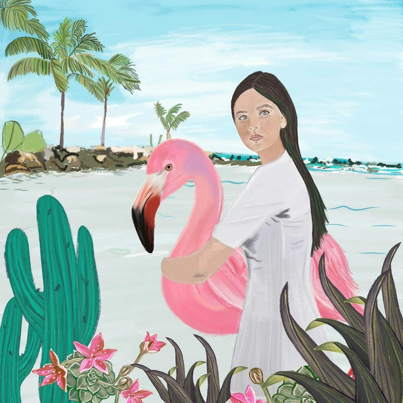 Holiday Aruba Flamingo Square