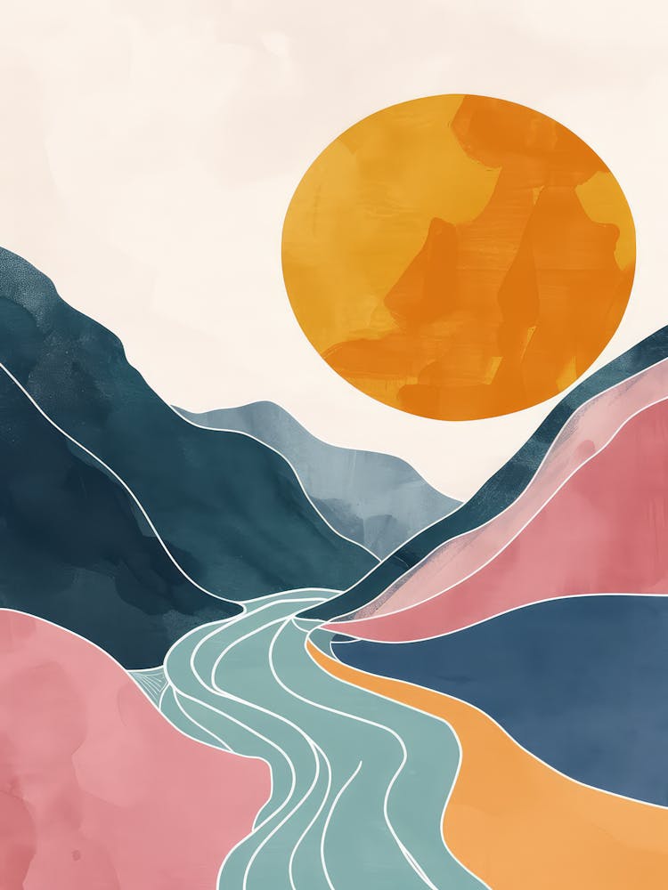 Abstract Landscape Painting 9