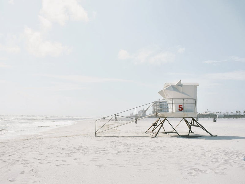 White Sand Beach Lifeguard Tower
