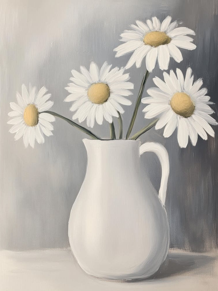 Daisies In A Pitcher