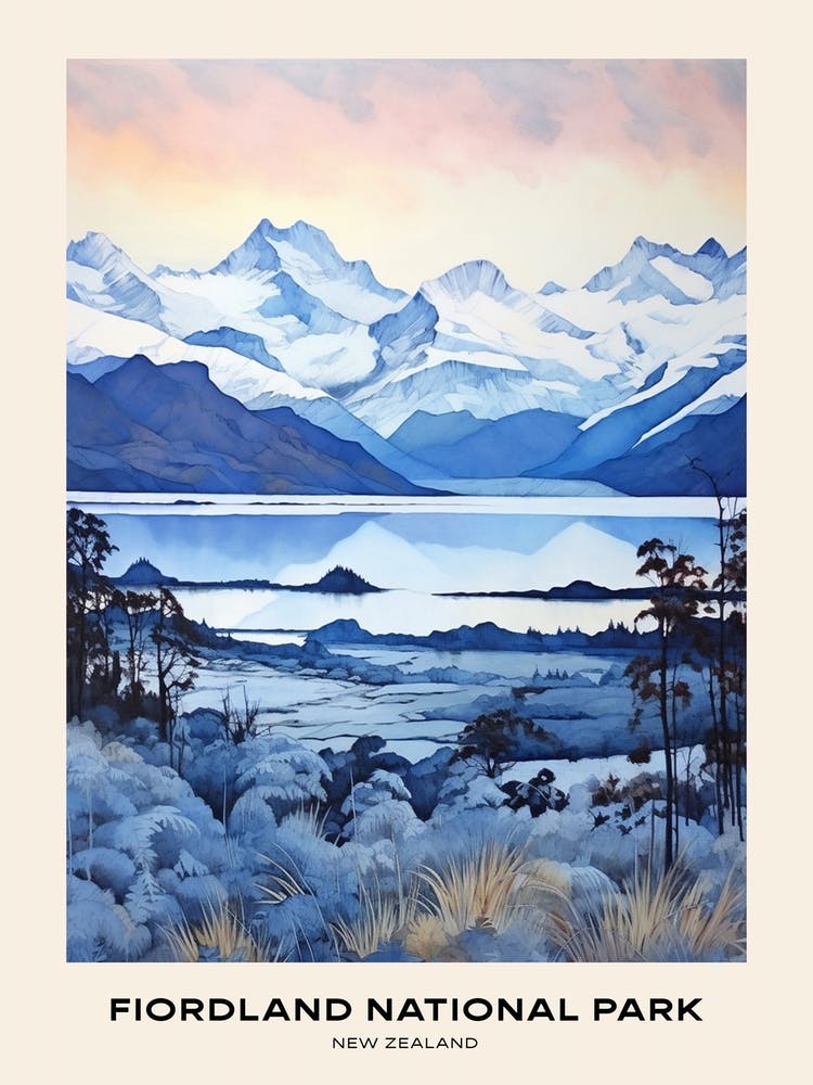 Fiordland National Park New Zealand 3 Poster