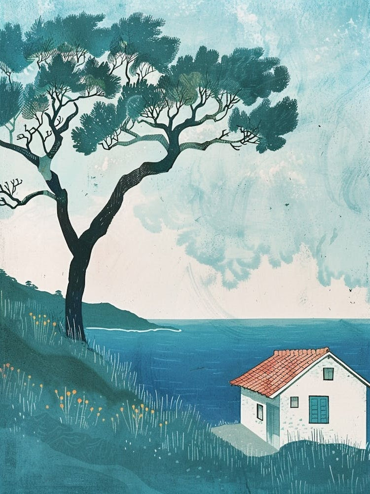 Ishigaki Japan 4 Retro Illustration