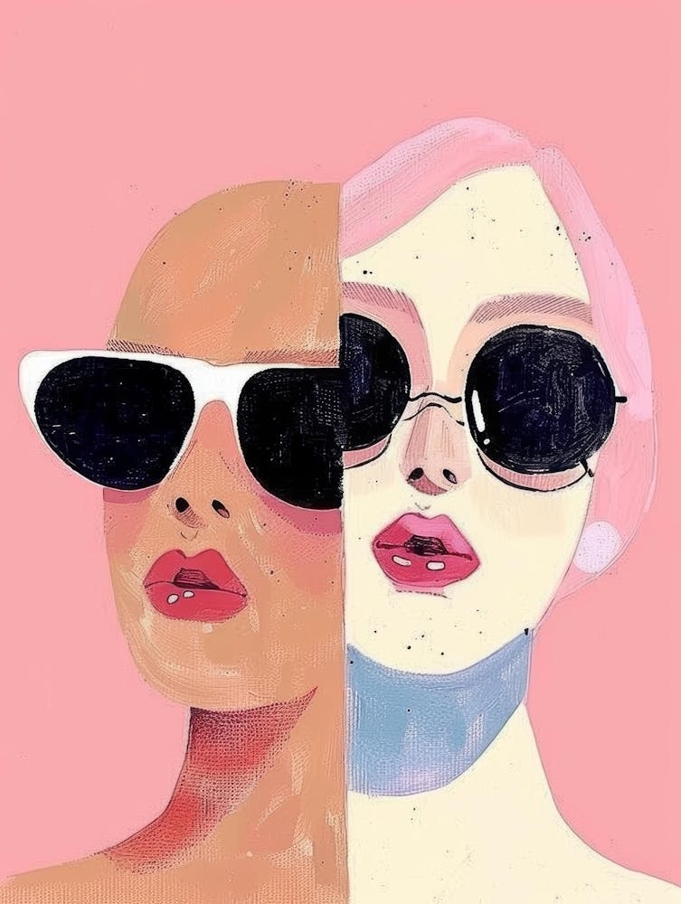 Two Women With Sunglasses 1
