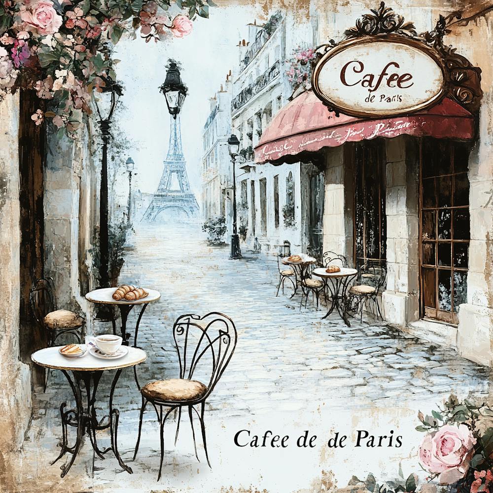 Cozy Parisian Café 1