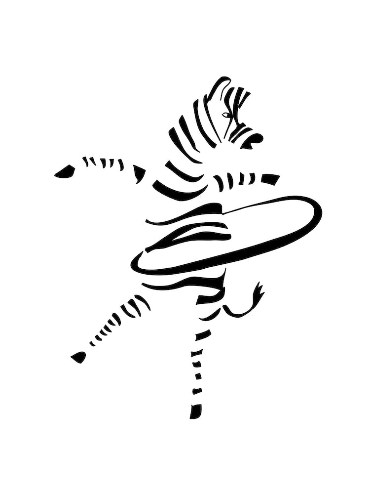 Hula-Hoop Zebra