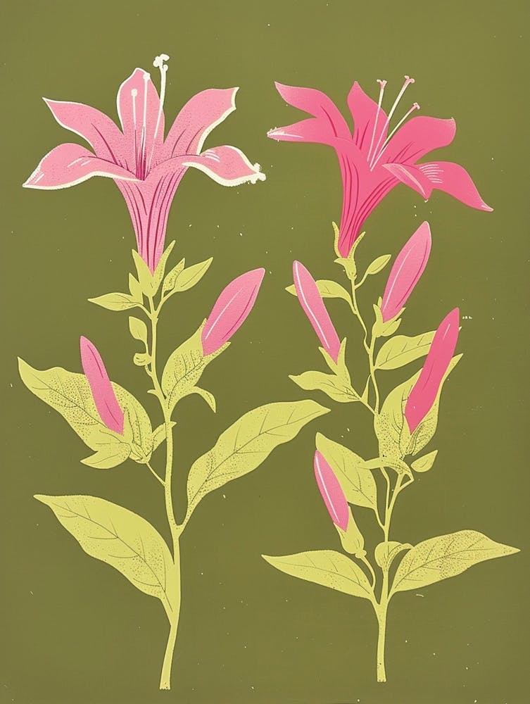 Pink & Green Fuchsia 3