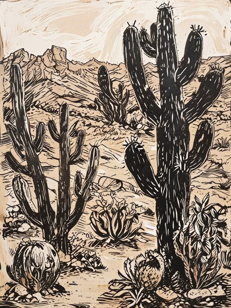 Cactus In The Desert 2