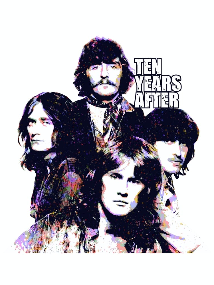 Ten Years After Splash Colorful Art