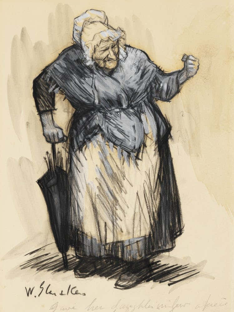 Woman With An Umbrella