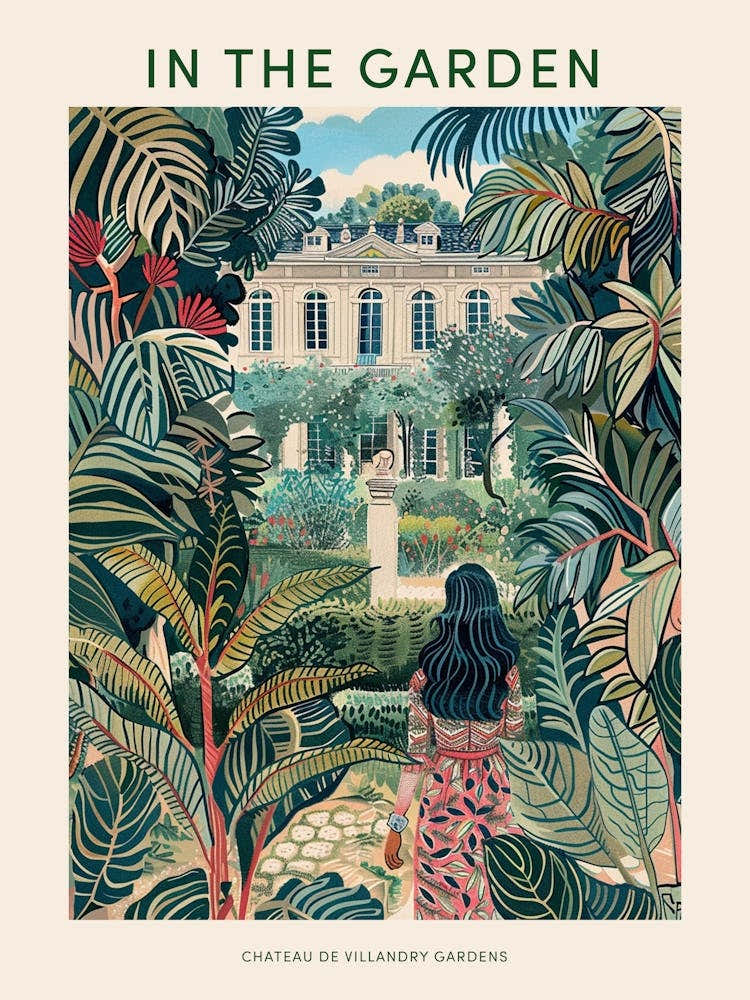 In The Garden Poster Chateau De Villandry Gardens 1