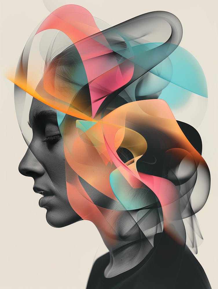 Abstract Portrait Of A Woman 4