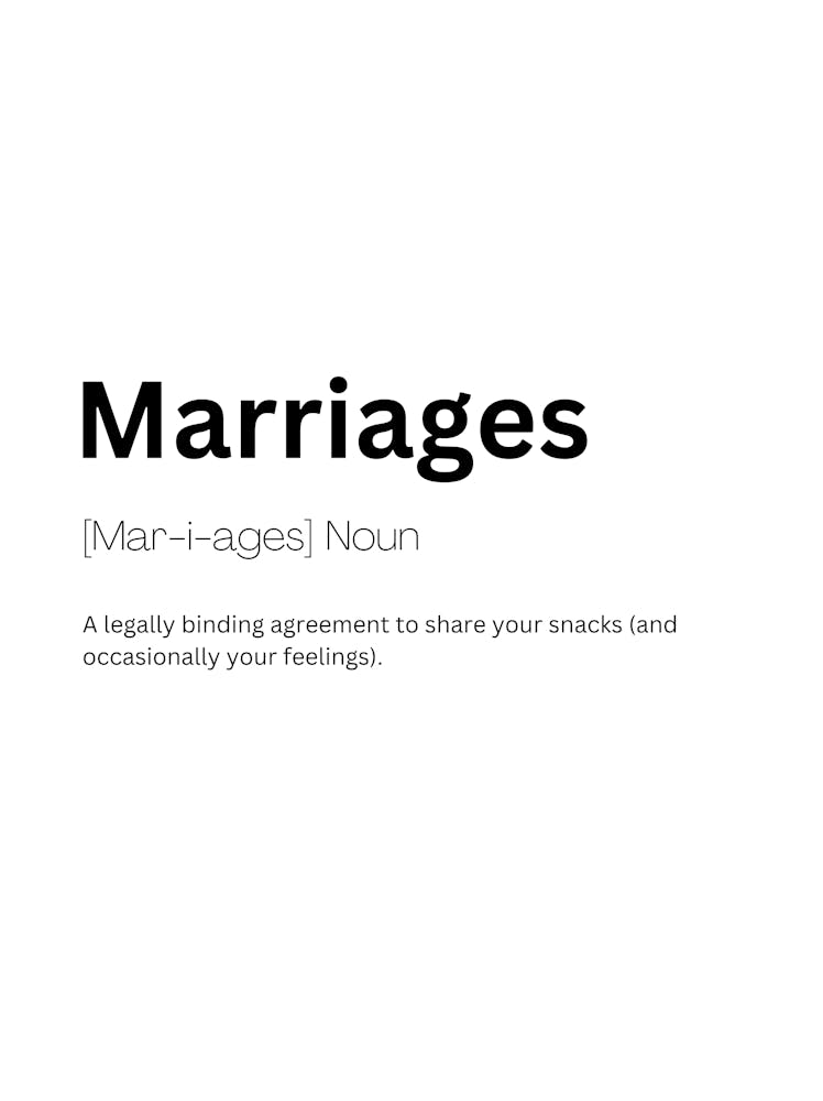 Marriages Definition Meaning