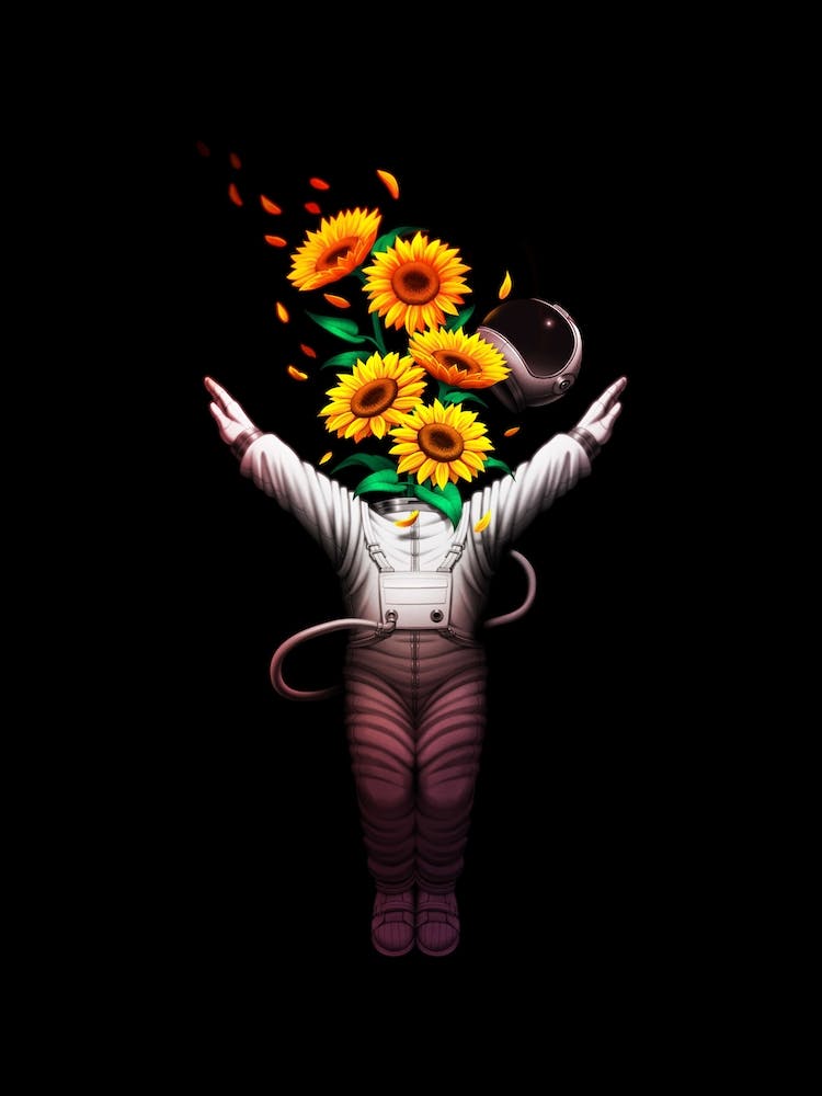 Surya Namaskar Sun Salutation Astronaut