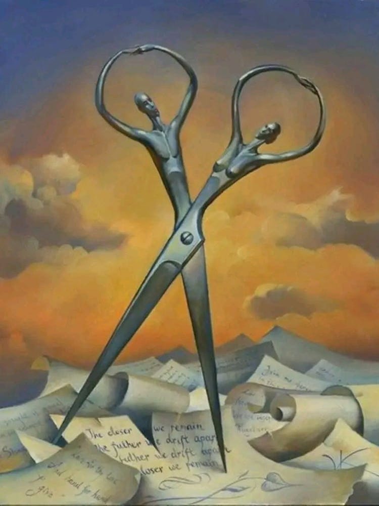 Scissors By Salvador Dali