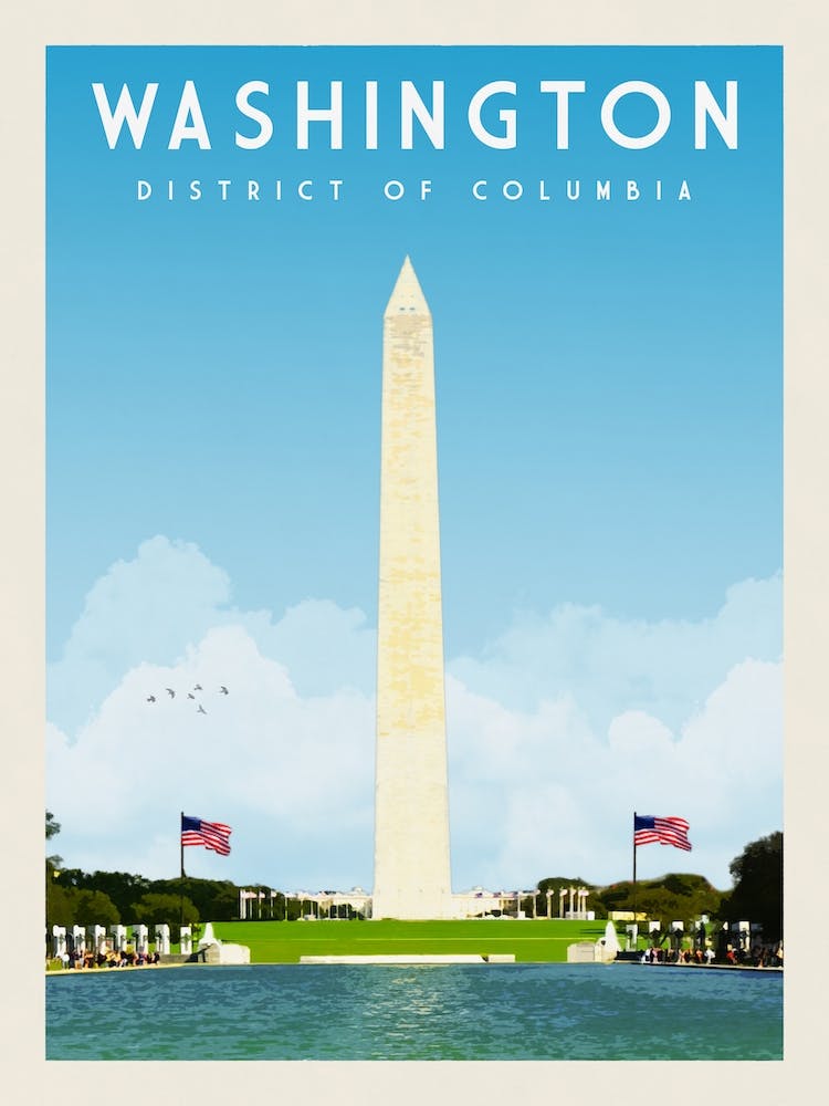 Washington Dc Travel Poster