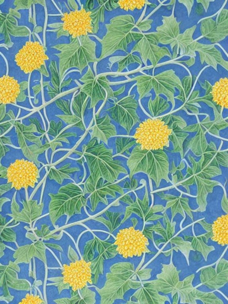 Kiwano 1 Vintage Botanical Fruit