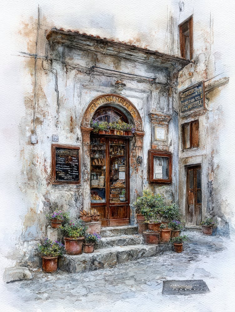 Aihrgdesign A Vintage Style Bakery Storefront In A Small Euro 2588dab4 E6b4 4ff5 B986 B8753f13c770 3