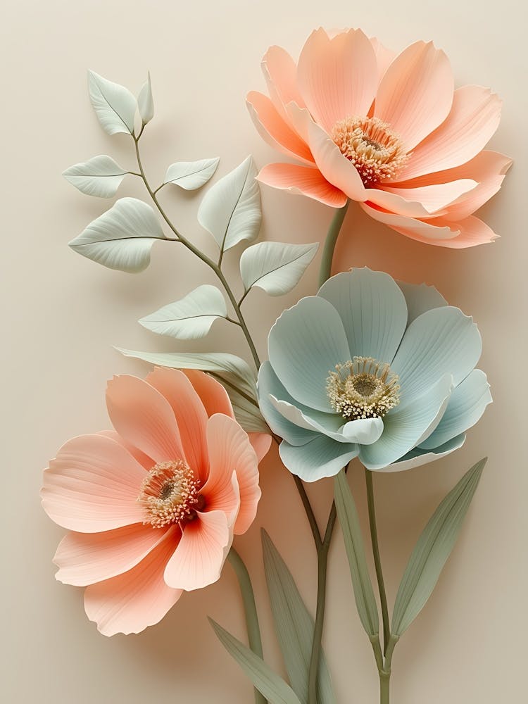 Chic Scandinavian Floral Decor