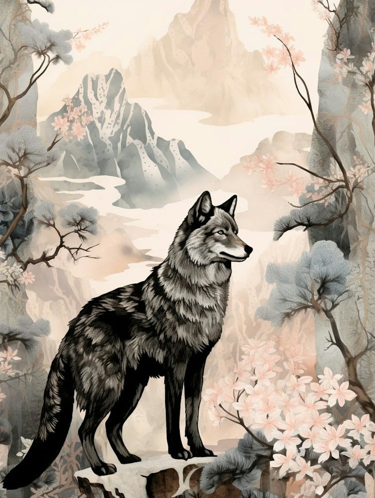 Himalayan Wolf Vintage Japanese 6