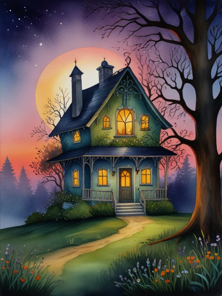 House At Night