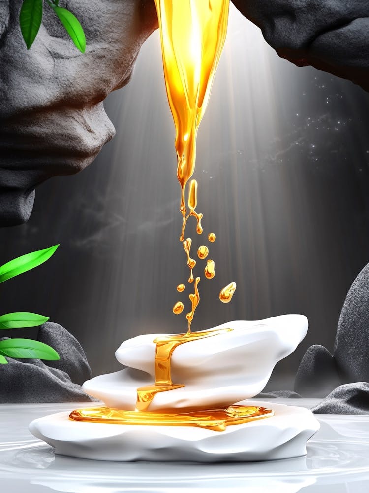 Oil Pouring