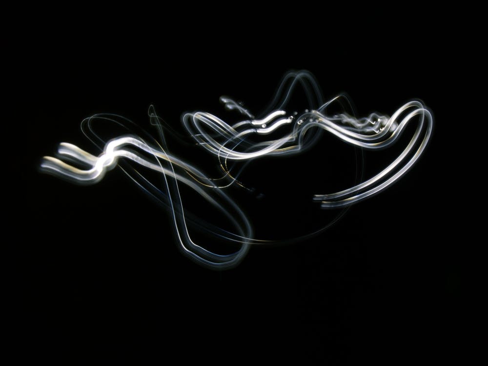 Glowing Abstract Curved Lines 2