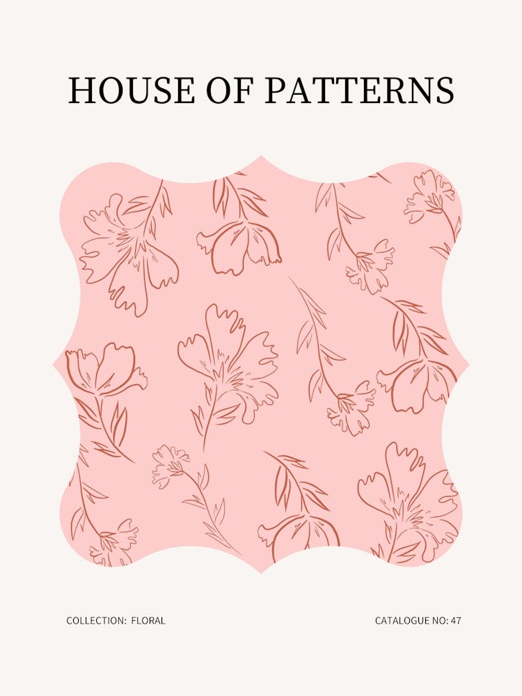 Floral Pattern Poster 47