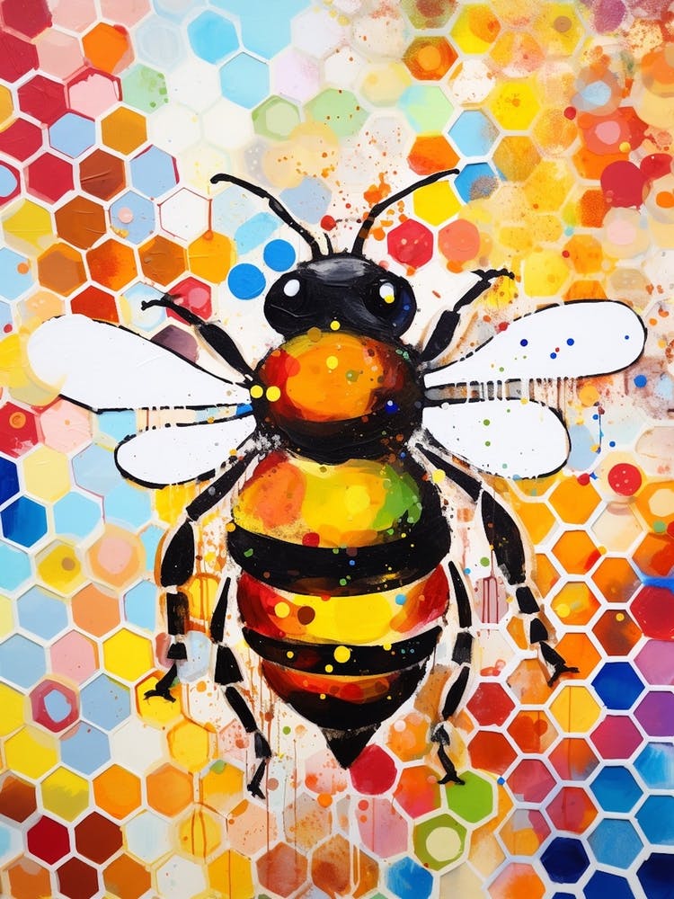 Bees Vivid Colour 5
